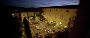 beautiful chateau de massillan wedding south of france wedding inspiration festoon lighting