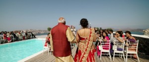 Indian Wedding Santorini Ceremony