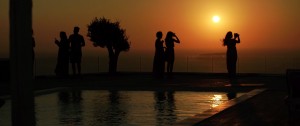 Indian Wedding Santorini Sunset