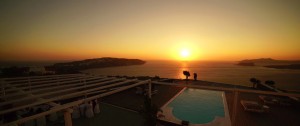 Indian Wedding Santorini Sunset Caldera