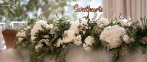 coworth park wedding decor flowers lavender green