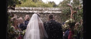 confetti shot wedding