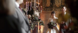 peckforton castle wedding ceremony cheshire wedding videographer