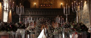peckforton castle wedding ceremony wedding videographer cheshire