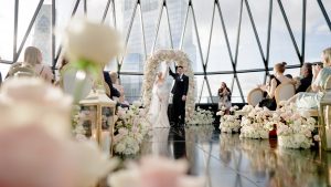 Luxury London Wedding The Gherkin Wedding Videographer London